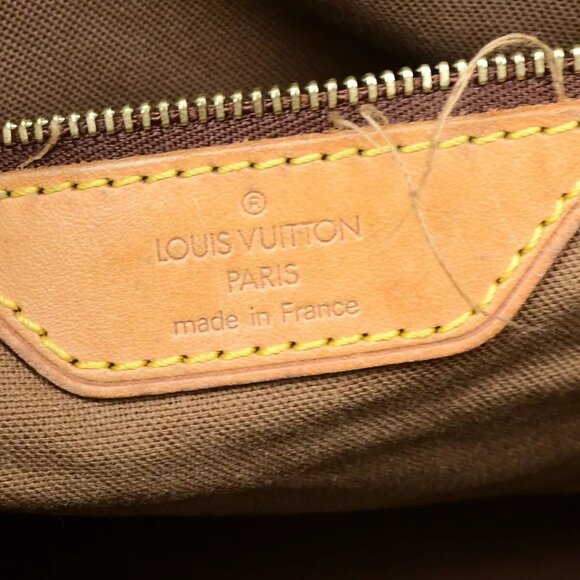 LOUIS VUITTON Cabas Mezzo Shoulder Bag Monogram Leather Brown - Picture 4 of 16